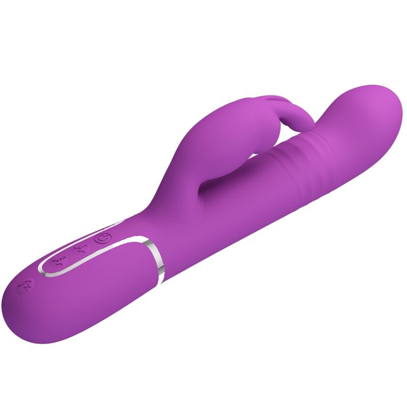 PRETTY LOVE - COALE 4 IN 1 MULTIFUNCTION RABBIT VIBRATORPURPLE