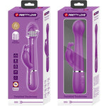 PRETTY LOVE - DEJON 3 IN 1 MULTIFUNCTION RABBIT VIBRATORPURPLE