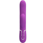 PRETTY LOVE - PERLITA 3 IN 1 MULTIFUNCTION RABBIT VIBRATORPURPLE