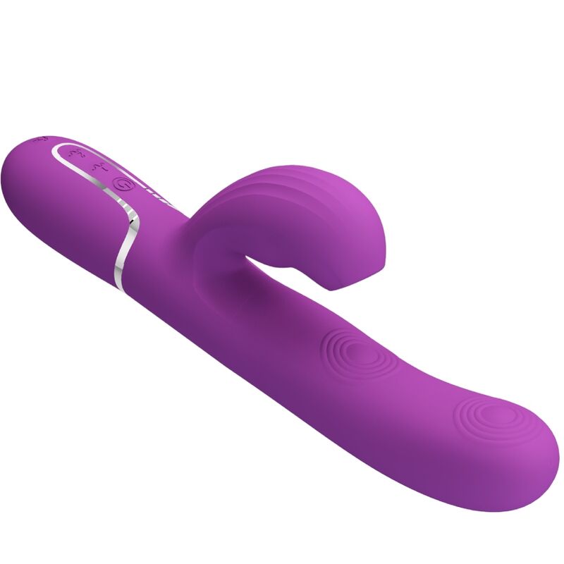 PRETTY LOVE - PERLITA 3 IN 1 MULTIFUNCTION RABBIT VIBRATORPURPLE
