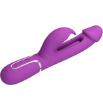 PRETTY LOVE - KAMPAS 3 IN 1 MULTIFUNCTION RABBIT VIBRATORPURPLE