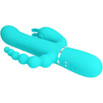 PRETTY LOVE - CAMMY 4 IN 1 MULTIFUNCTION TRIPPLE RABBIT VIBRATORBLUE