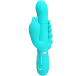 PRETTY LOVE - CAMMY 4 IN 1 MULTIFUNCTION TRIPPLE RABBIT VIBRATORBLUE