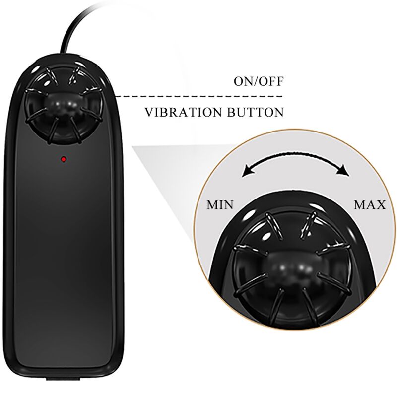BAILE - CATOBLEPAS REALISTIC VIBRATOR 20.6 CM FLESH REMOTE CONTROL