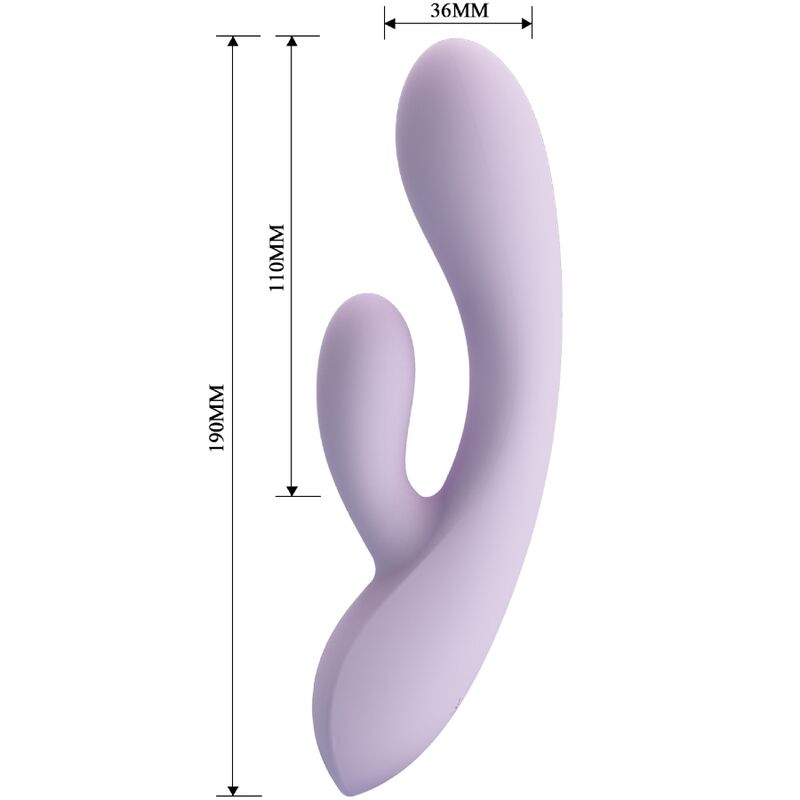 PRETTY LOVE - ROSOLYN RABBIT VIBRATOR 10 VIBRATIONS PURPLE