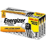 ENERGIZER - ALKALINE POWER AAA ALKALINE BATTERY LR03 BOX*24 (3 BOXES*8 BATTERIES)