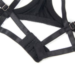 SUBBLIME - 955205 BRA SET WITH ADJUSTABLE BLACK BOW L/XL
