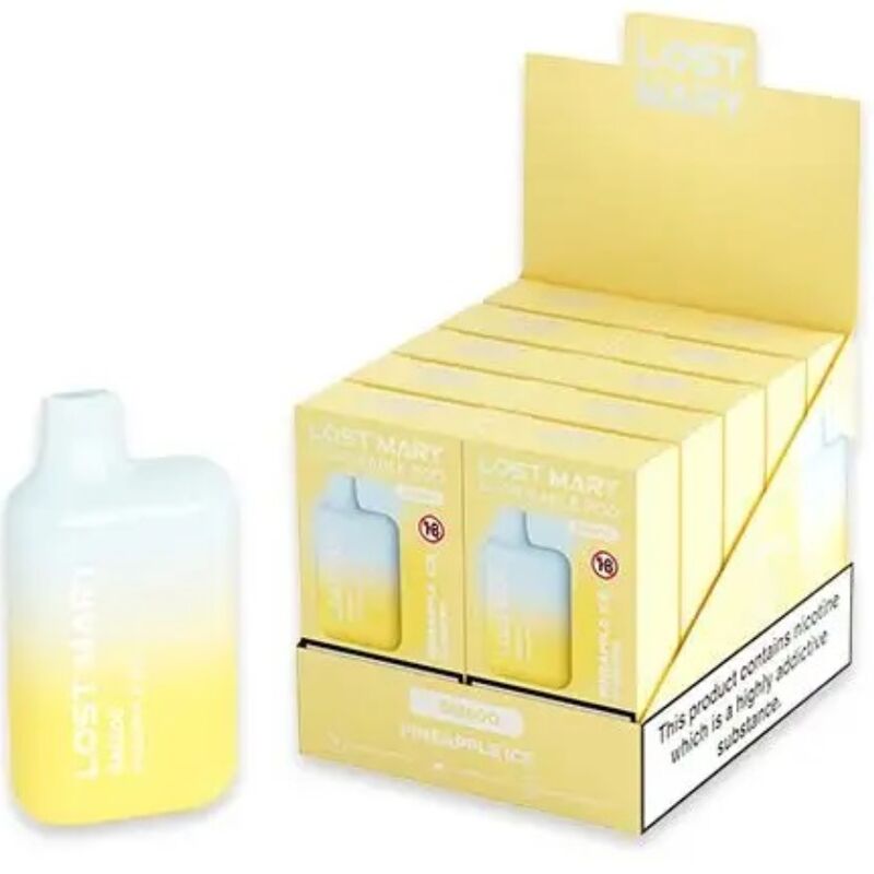 LOST MARY - BM600 NICOTINE VAPER 2% DISPOSABLE PINEAPPLE ICE