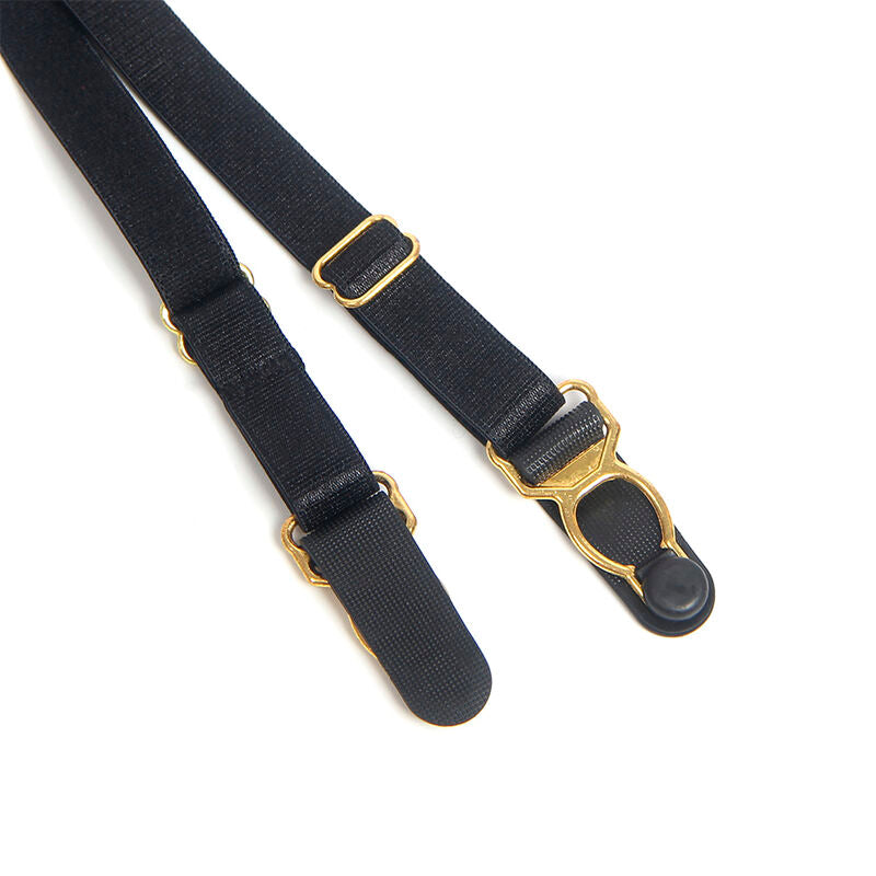 SUBBLIME - 955458 BLACK LEATHER ZIPPER BODY S/M