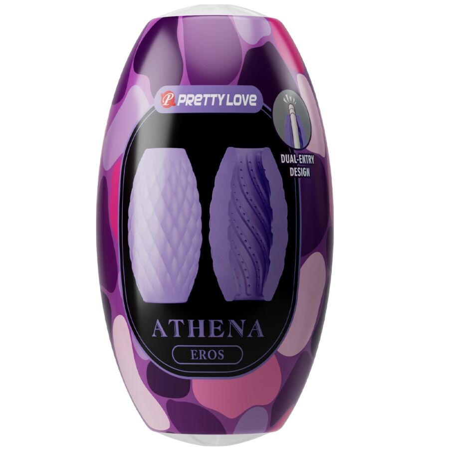 PRETTY LOVE - ATHENA EROS SILICONE MALE MASTURBATOR PURPLE