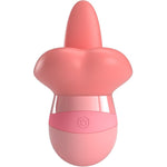 PRETTY LOVE - KYLEE TONGUE CLITORIS STIMULATOR 10 VIBRATIONS NUDE PINK