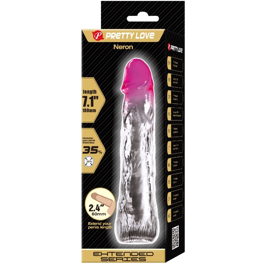 PRETTY LOVE - NERON REALISTIC 6 CM ENLARGEMENT SHEATH FORPENIS PINK