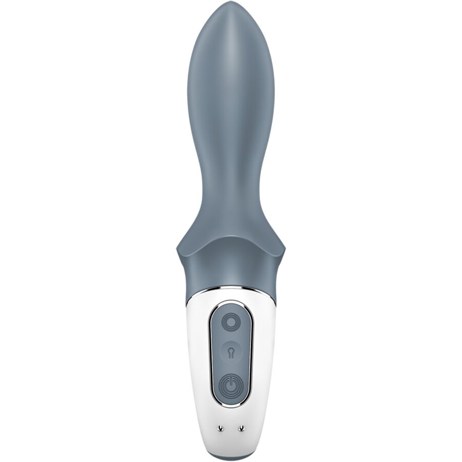 SATISFYER - AIR PUMP BOOTY 1 ANAL INFLATABLE VIBRATOR GREY