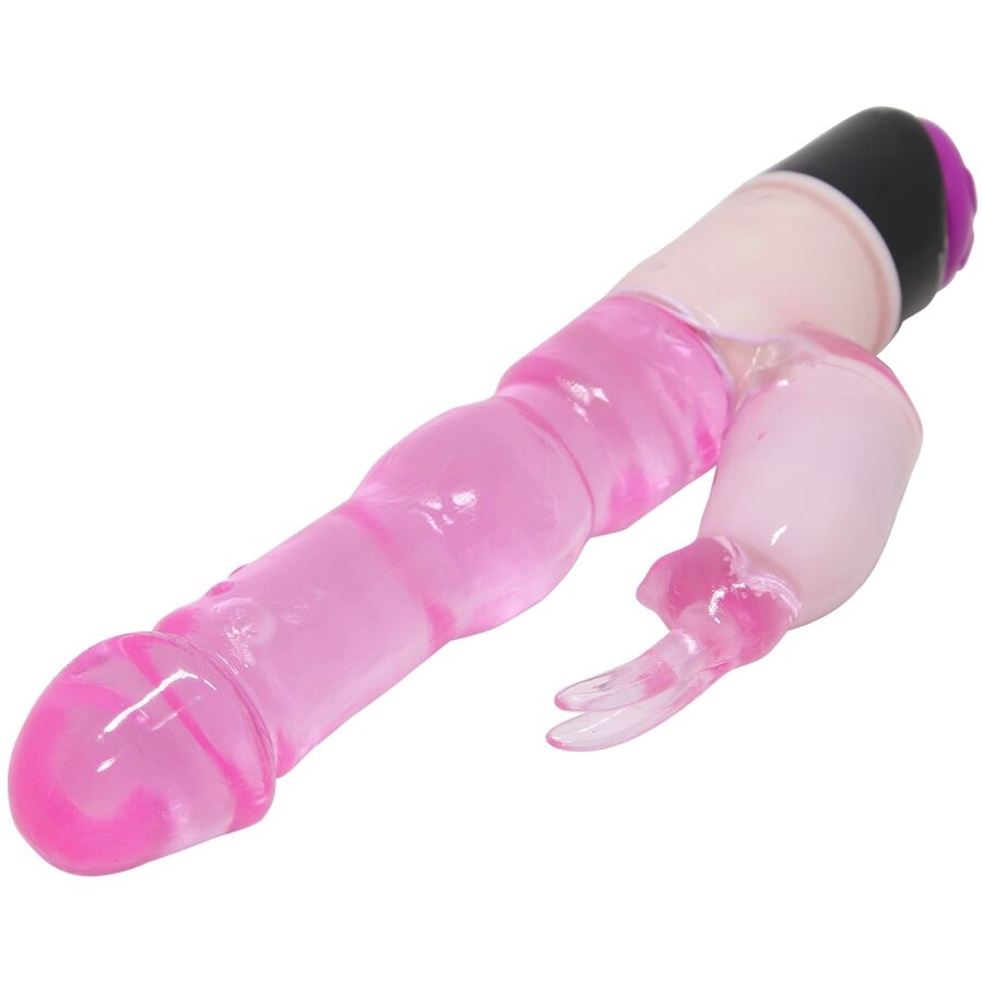 BAILE - WAVES OF PLEASURE FANTASY VIBRATOR WITH RABBIT 23 CM