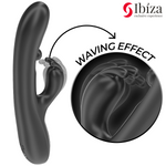 IBIZA - POWERFUL RABBIT VIBRATOR WITH MASSAGING ROLLING PEARL