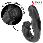 IBIZA - ROSE VIBRATOR FLICKING EFFECT AND CLIT STIMULATOR