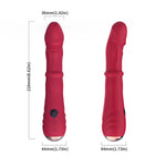 ARMONY - THERMO-ADJUSTABLE POINT A STIMULATOR VIBRATOR DILDO RED