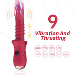 ARMONY - POINT A STIMULATING VIBRATOR DILDO RED