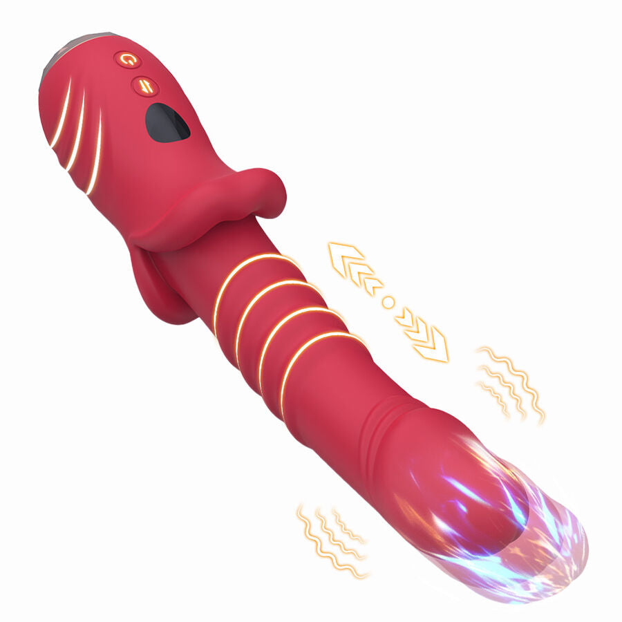 ARMONY - POINT A STIMULATING VIBRATOR DILDO RED