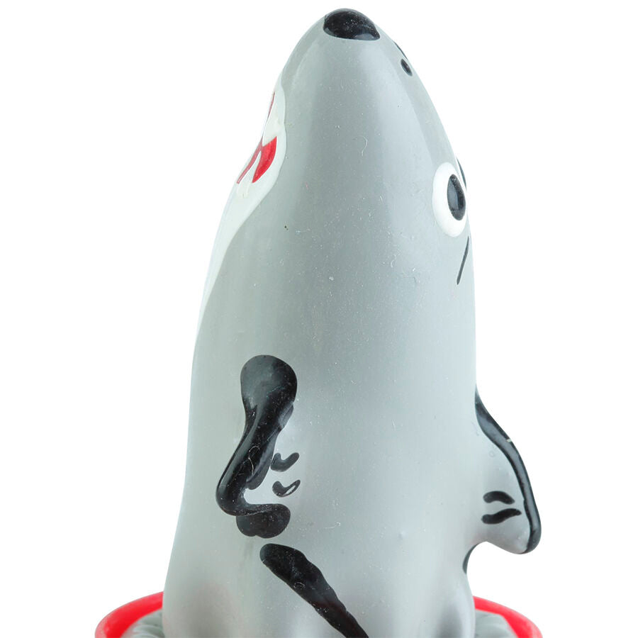 CONDOMERIE - HANDPAINTED NOVELTY CONDOMS SHARK MODEL 1