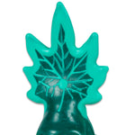 CONDOMERIE - HANDPAINTED NOVELTY CONDOMS CANNABIS MODEL 1