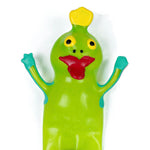 CONDOMERIE - HANDPAINTED NOVELTY CONDOMS FROG KING XL
