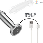 INTENSE - ANAL PLUG 10 VIBRATIONS METAL DILDO WITH REMOTE CONTROL S