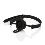 CALEXOTICS - SCANDAL GAG WITH BLACK SILICONE PLUG