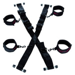 CALEXOTICS - SCANDAL CROSS-SHAPED DOOR HANDCUFFS