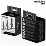 ADDICTED TOYS - SET OF 3 ANAL PLUG SILICONE MODEL 1