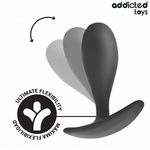 ADDICTED TOYS - SET OF 3 ANAL PLUG SILICONE MODEL 2