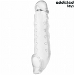 ADDICTED TOYS - TRANSPARENT PENIS EXTENSON SIZE S 23 CM