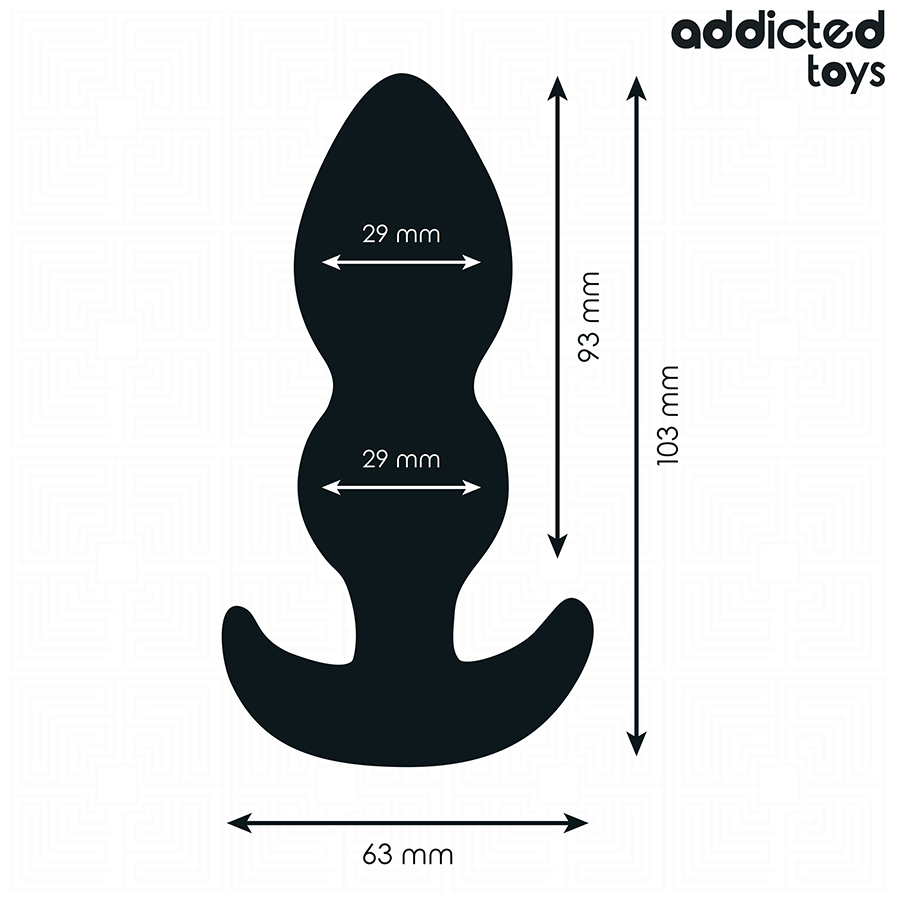 ADDICTED TOYS - ANAL PLUG SILICONE SIZE S 10.3 CM