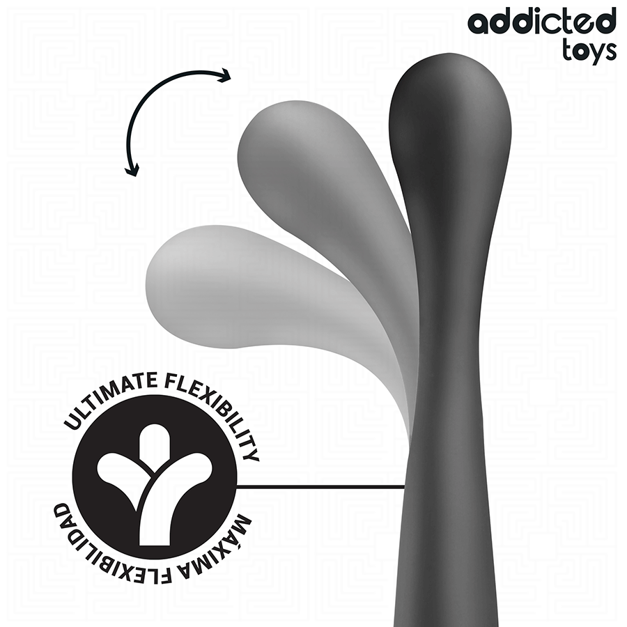ADDICTED TOYS - DOUBLE ANAL MASSAGER SILICONE 22.5 CM
