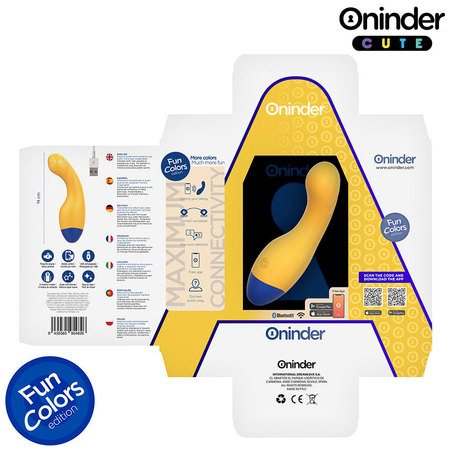 ONINDER CUTE - LOVE BUDDY MASTER G-SPOT VIBRATOR - FREE WORLDWIDE APP