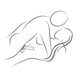 ROCKS-OFF - TWIST BLACK SILICONE MASTURBATOR RING