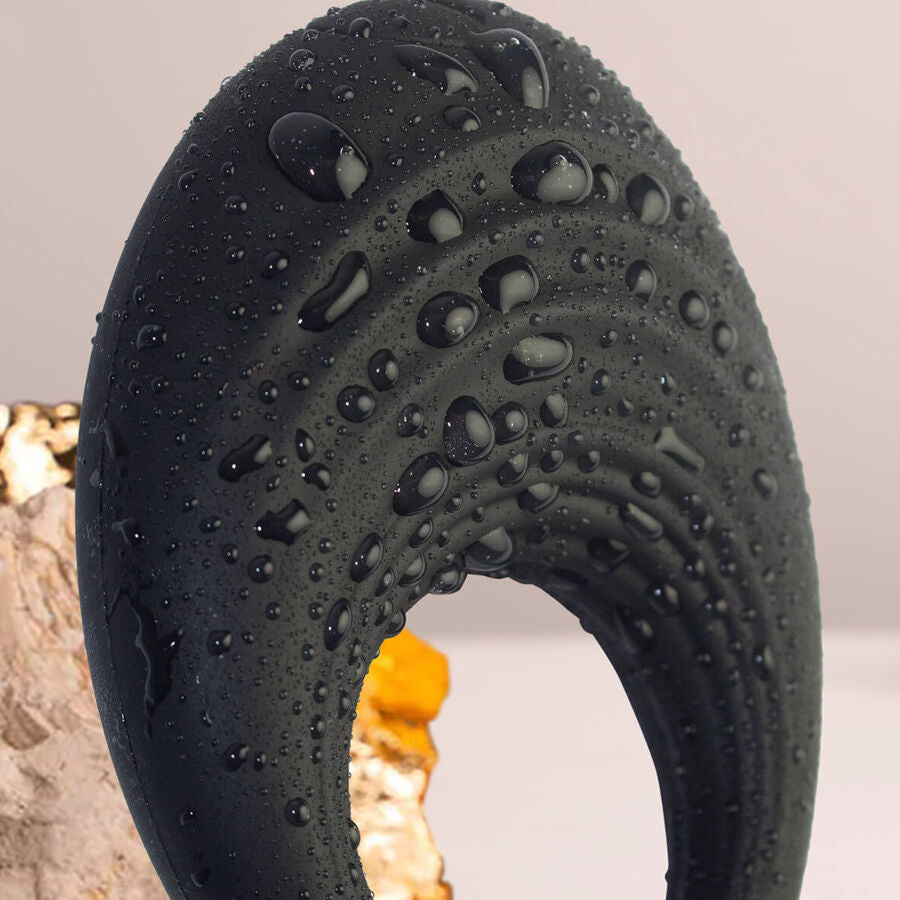 ROCKS-OFF - SPIRE BLACK VIBRATING PENIS RING