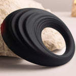 ROCKS-OFF - SPIRE BLACK VIBRATING PENIS RING