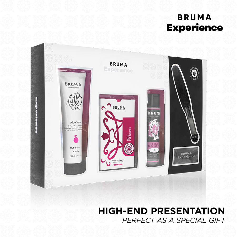 BRUMA XPERIENCE - VIBRO-ORGASMIC SWEET GUM TEMPTATION KIT