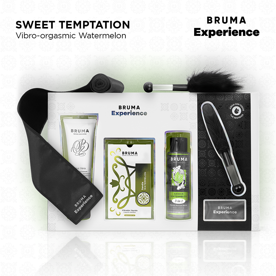 BRUMA XPERIENCE - SWEET TEMPTATION KIT VIBRO-ORGASMIC WATERMELON