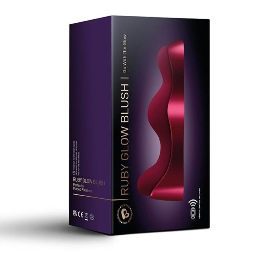 ROCKS- OFF - RUBY GLOW BLUSH RED G-SPOT VIBRATOR
