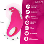 MORESSA - BRAD PREMIUM SILICONE RECHARGEABLE PINK