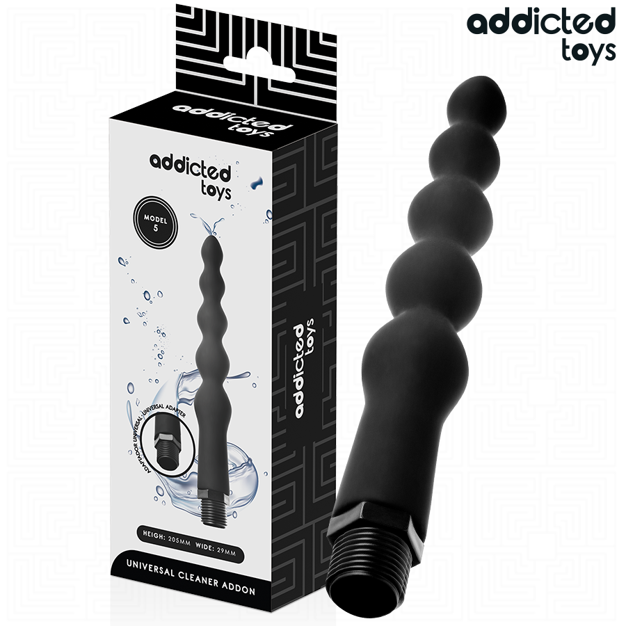 ADDICTED TOYS - ANAL CLEANER WITH UNIVERSAL ADAPTER MODEL 5