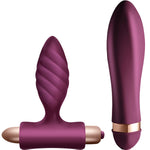CLIMAXIMUM - DESIRE KIT TWISTED VIBRATOR + ANAL PLUG