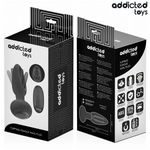 ADDICTED TOYS - ANAL PLUG WITH VIBRATING TONGUE AND REMOTE CONTROL
