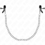 KINK - FLAT CHAIN NIPPLE CLAMPS SILVER 34 CM