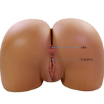 CRAZY BULL - WENDY REALISTIC FEMALE BUTT VIBRATOR AND SUCKER WITH SOUND 11 KG