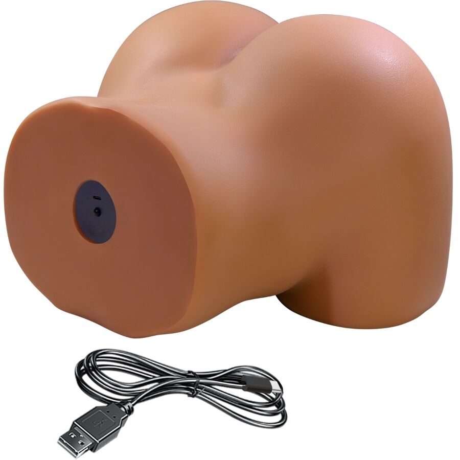CRAZY BULL - WENDY REALISTIC FEMALE BUTT VIBRATOR AND SUCKER WITH SOUND 11 KG