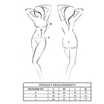 PASSION - BELISSANA BRA + THONG SET WHITE S/M
