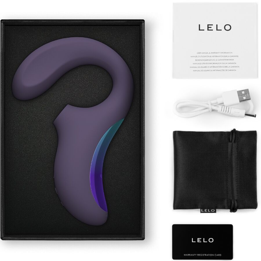 LELO - ENIGMA WAVE TRIPLE VIBRATION MASSAGER CYBER PURPLE